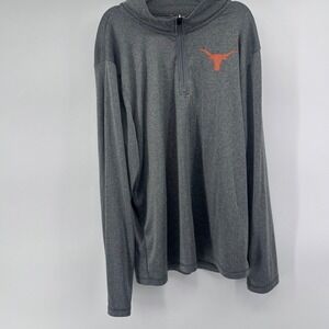 Youth‎ Texas Longhorns Pullover Gray Orange XL 18-20 Athletic Top